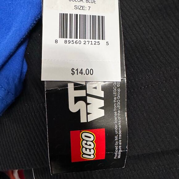 Disney Lego Star Wars "Join the Dark Side Rule the Galaxy" T-Shirt 7 Youth NWT - Picture 6 of 6